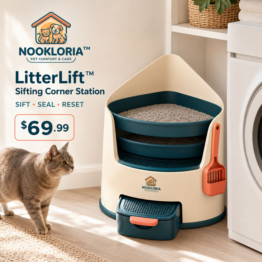Nookloria™LitterLift™ Sifting Corner Station