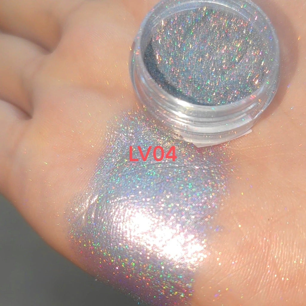 Laser Rainbow Candy Highlight Color Changing Pearl Powder