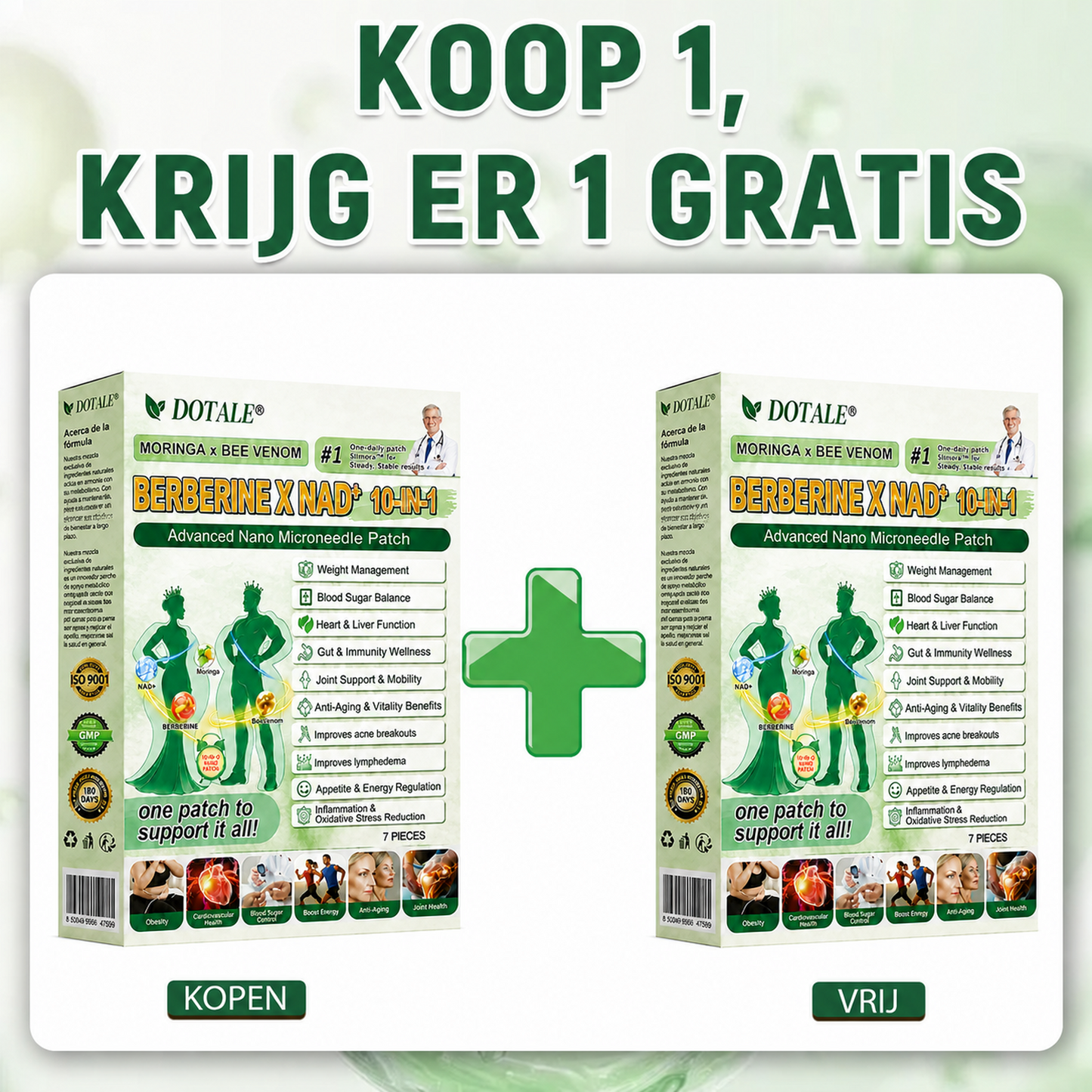 DOTALE® Moringa Afslankpleisters | Verbrand tot 89% meer buikvet in 7 dagen!