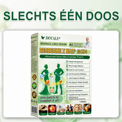 DOTALE® Moringa Afslankpleisters | Verbrand tot 89% meer buikvet in 7 dagen!